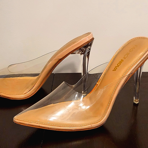 Clear Mules Fashion Nova - Picture 2 of 4